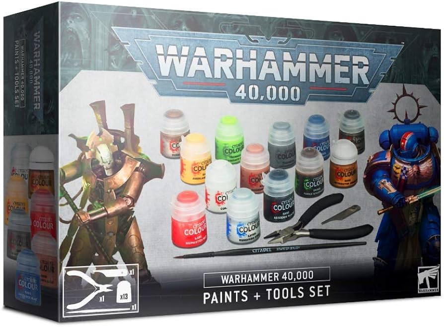 W40k Paints + Tool Set