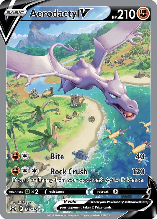 Aerodactyl V (Alternate Full Art) - SWSH11: Lost Origin (SWSH11) - Near Mint