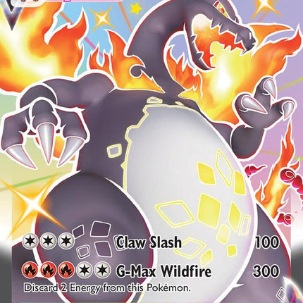 Charizard VMAX - Shining Fates: Shiny Vault (SHFSV) - Moderately Played