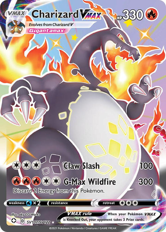 Charizard VMAX - Shining Fates: Shiny Vault (SHFSV) - Moderately Played