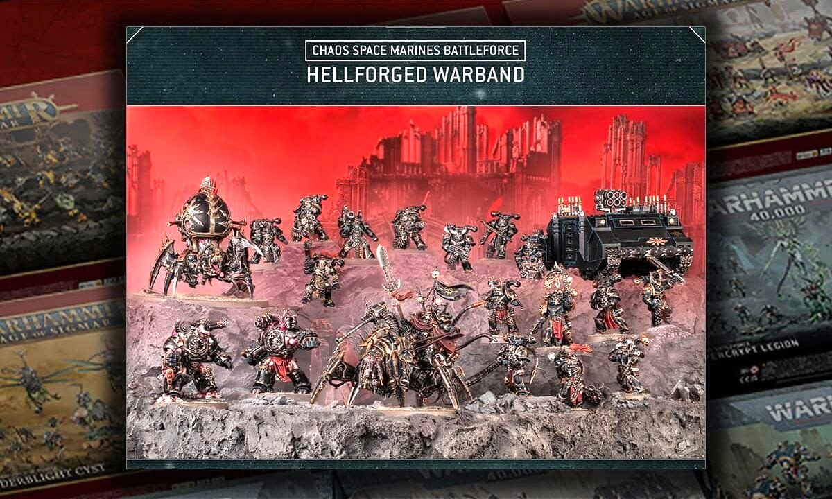 [PREORDER] Hellforged Warband | Chaos Space Marines Battleforce | Warhammer 40k