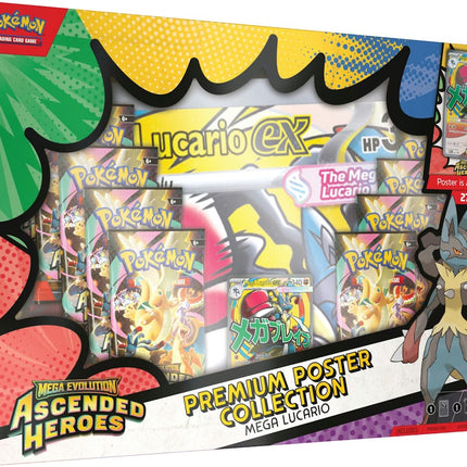 [PREORDER] Ascended Heroes | Mega Lucario Poster Collection | Pokémon