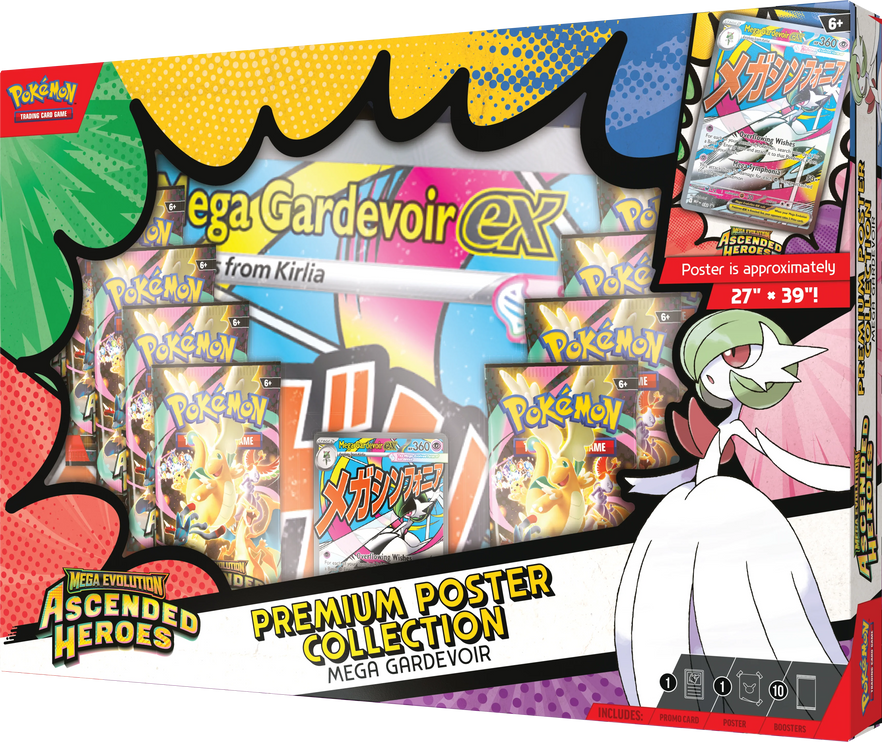 [PREORDER] Ascended Heroes | Mega Gardevoir Poster Collection | Pokémon