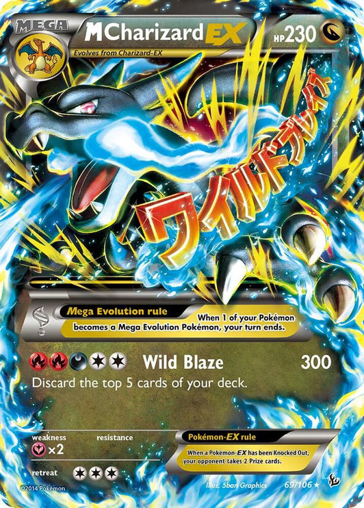 M Charizard EX (X) - XY - Flashfire (FLF) - Near Mint