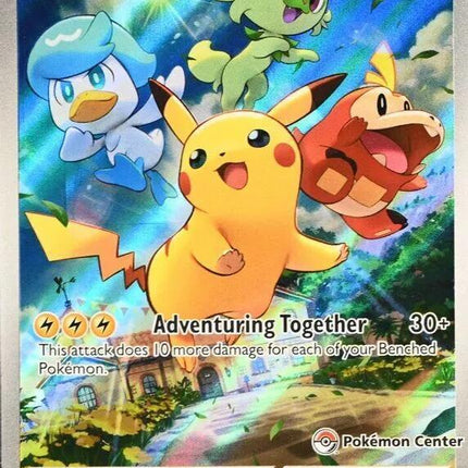 Pikachu - 027 (Pokemon Center Exclusive) - SV: Scarlet & Violet Promo Cards (SVP) - Near Mint
