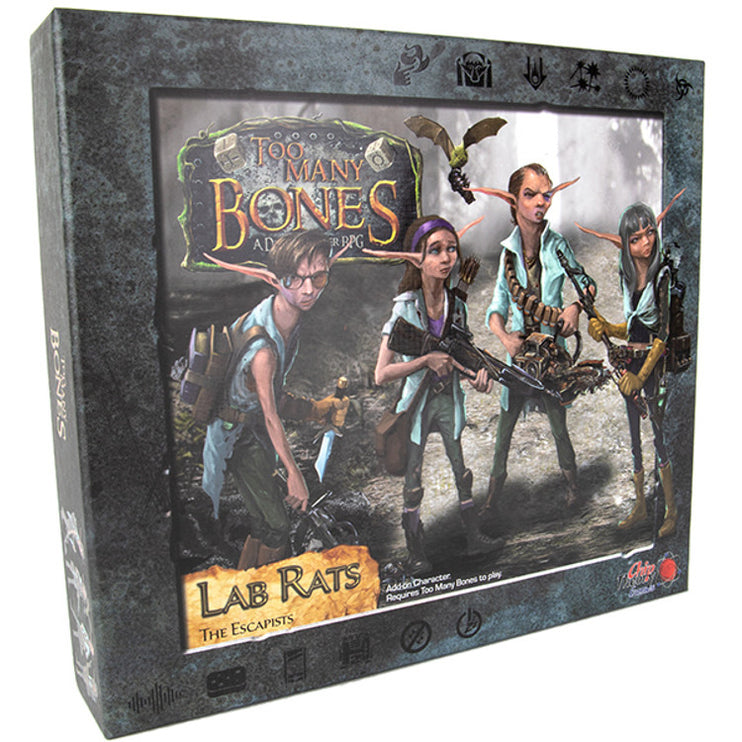 Too Many Bones | Lab Rats Expansion | Dice Builder RPG
