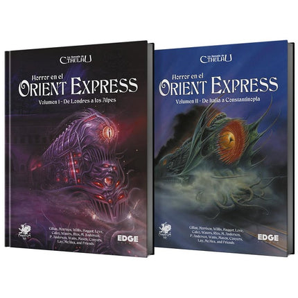 Call of Cthulhu: Horror on the Orient Express | Volume 1: London to the Alps | Volume 2: Italy to Constantinople