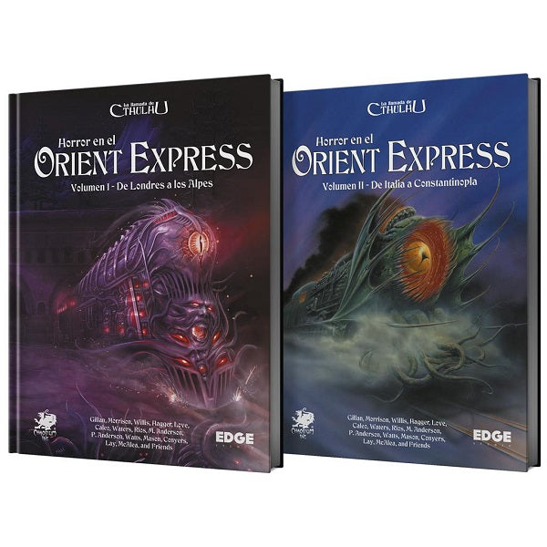 Call of Cthulhu: Horror on the Orient Express | Volume 1: London to the Alps | Volume 2: Italy to Constantinople