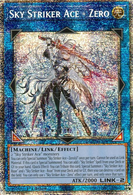 Sky Striker Ace = Zero (Starlight Rare) - Duelist's Advance (DUAD) - Near Mint